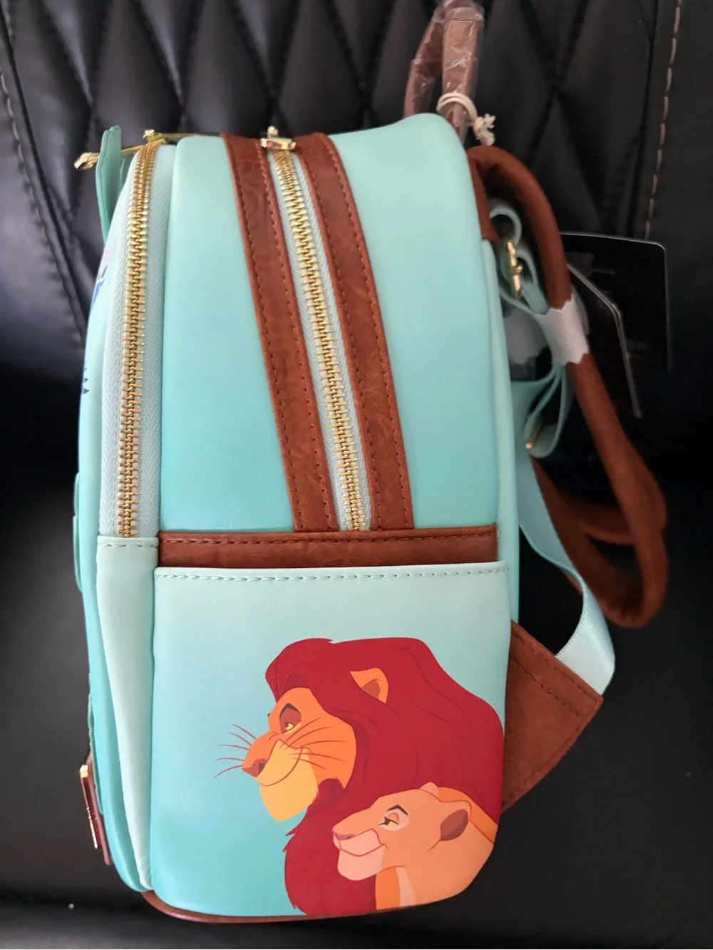 Loungefly Mint Fantasy Animal Mini Backpack with Multicolor Appliqués